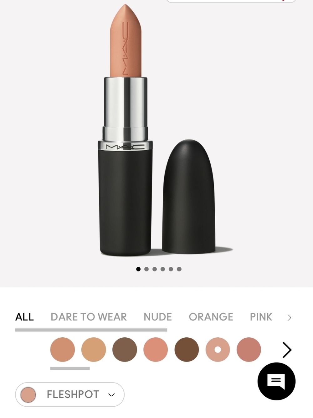 MAC Cosmetics Sleek Satin Lipstick In Fleshpot